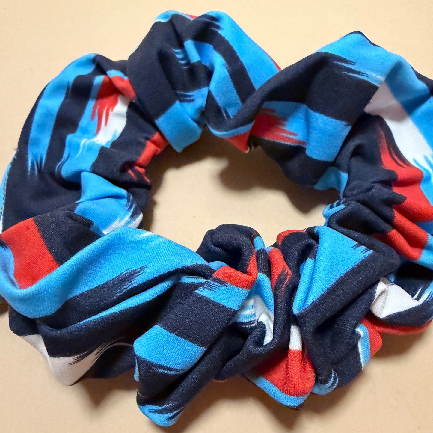 Azur Print Scrunchie