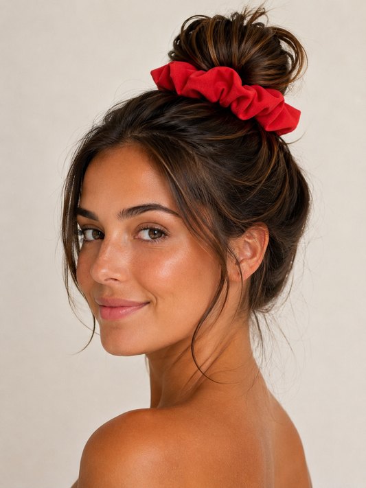 Azur Rode Scrunchie