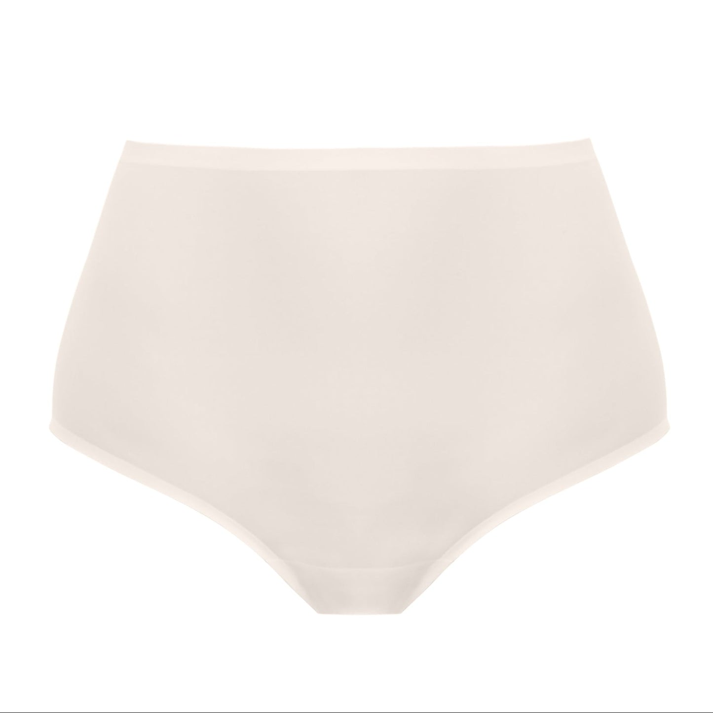 high waist invisible brief ivory