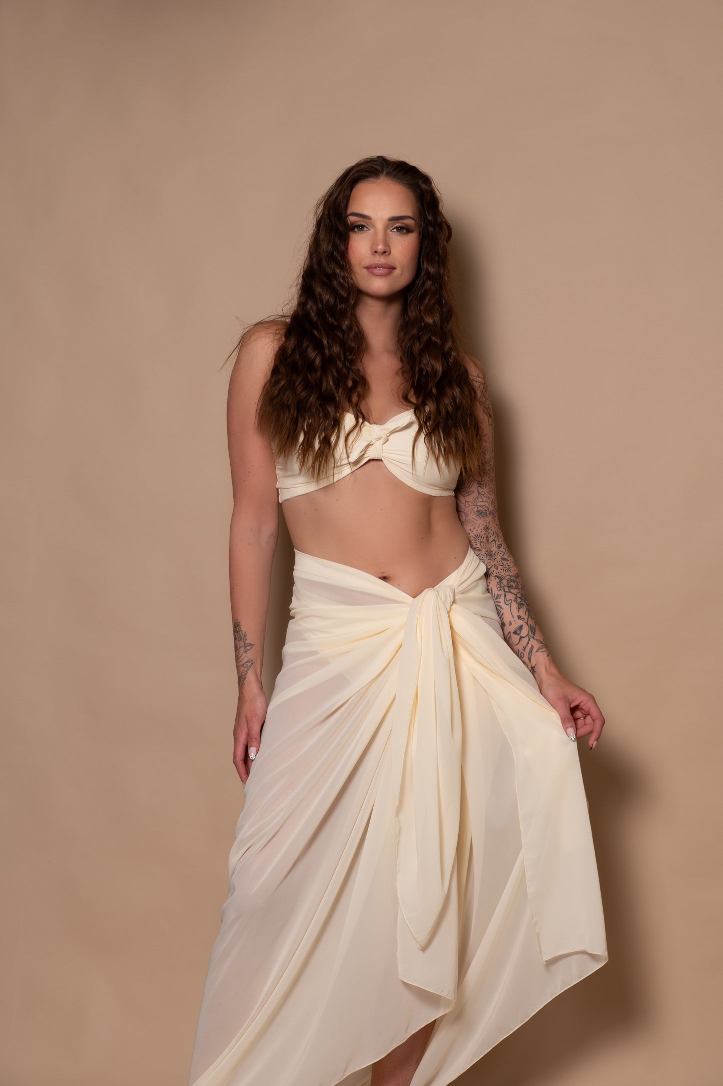Cream Oversized Pareo