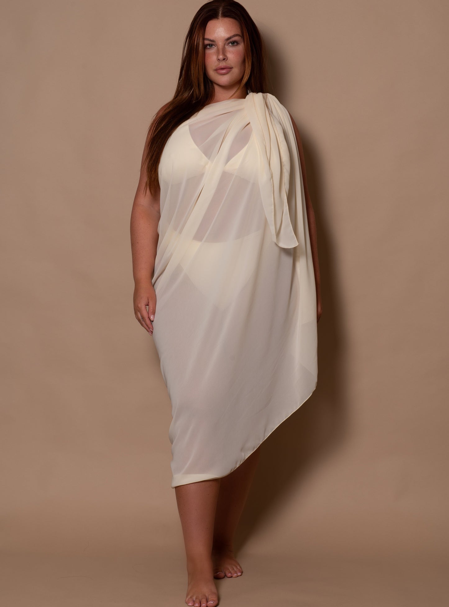Cream Oversized Pareo