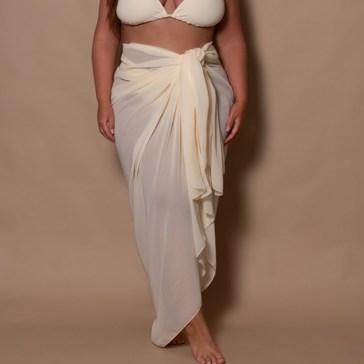 Cream Oversized Pareo
