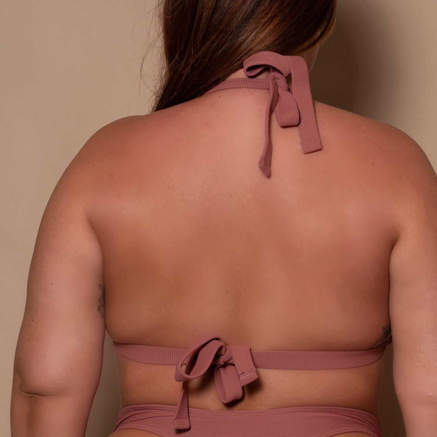 Rosewood Triangle Bikini Top