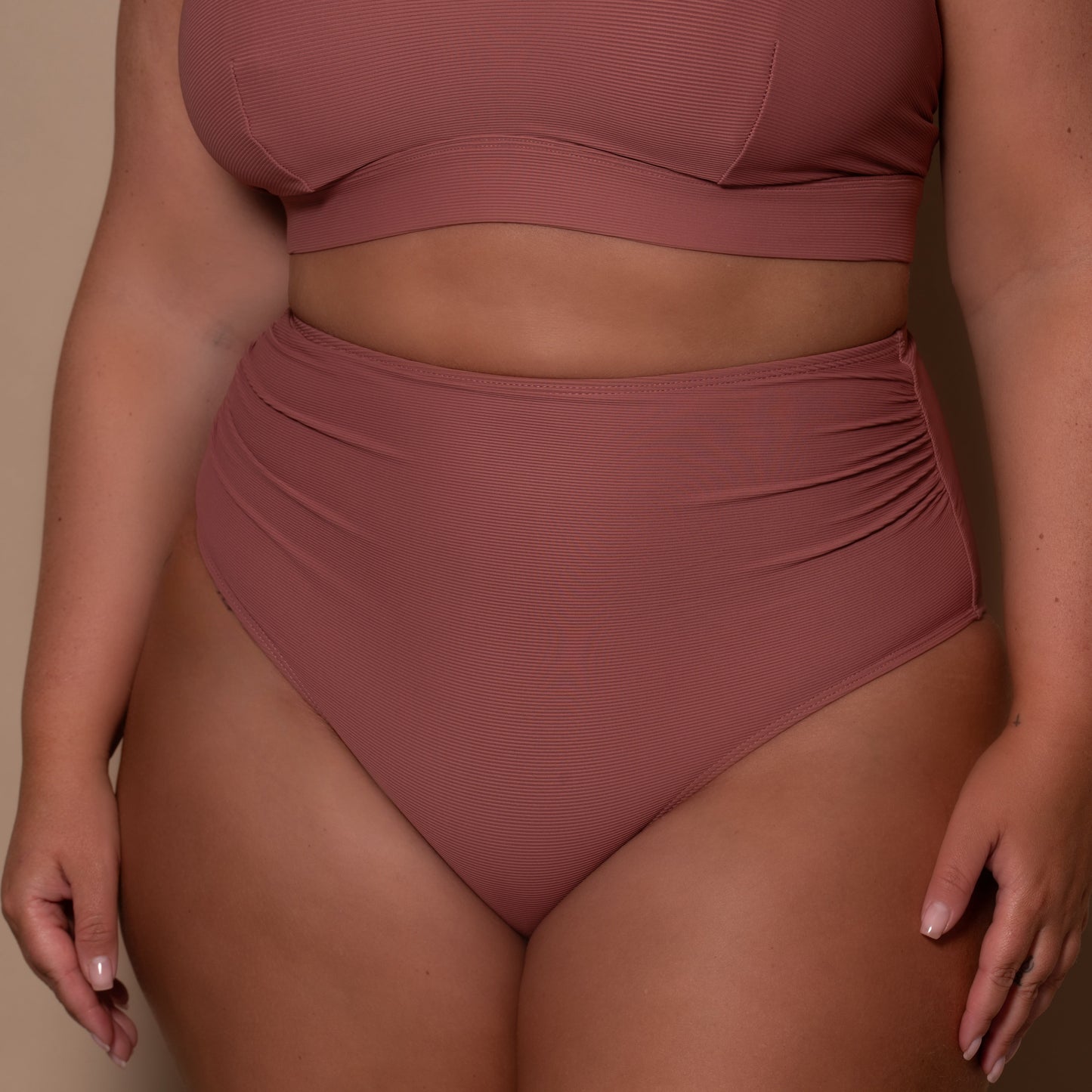 Rosewood High Waist Bikini Briefs