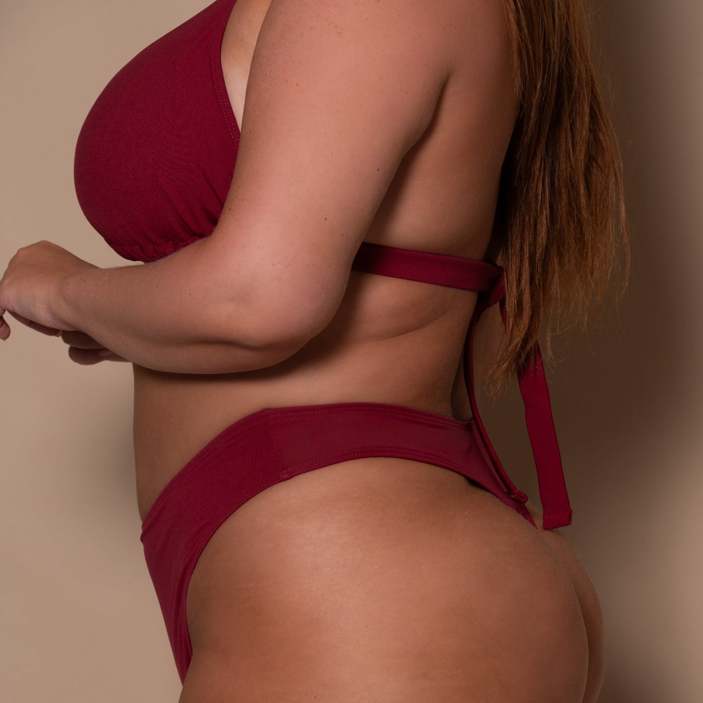 Pomegranate Bikini Thong