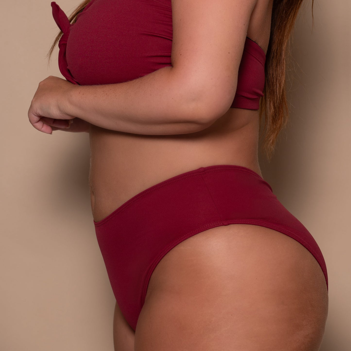Pomegranate Bikini Briefs