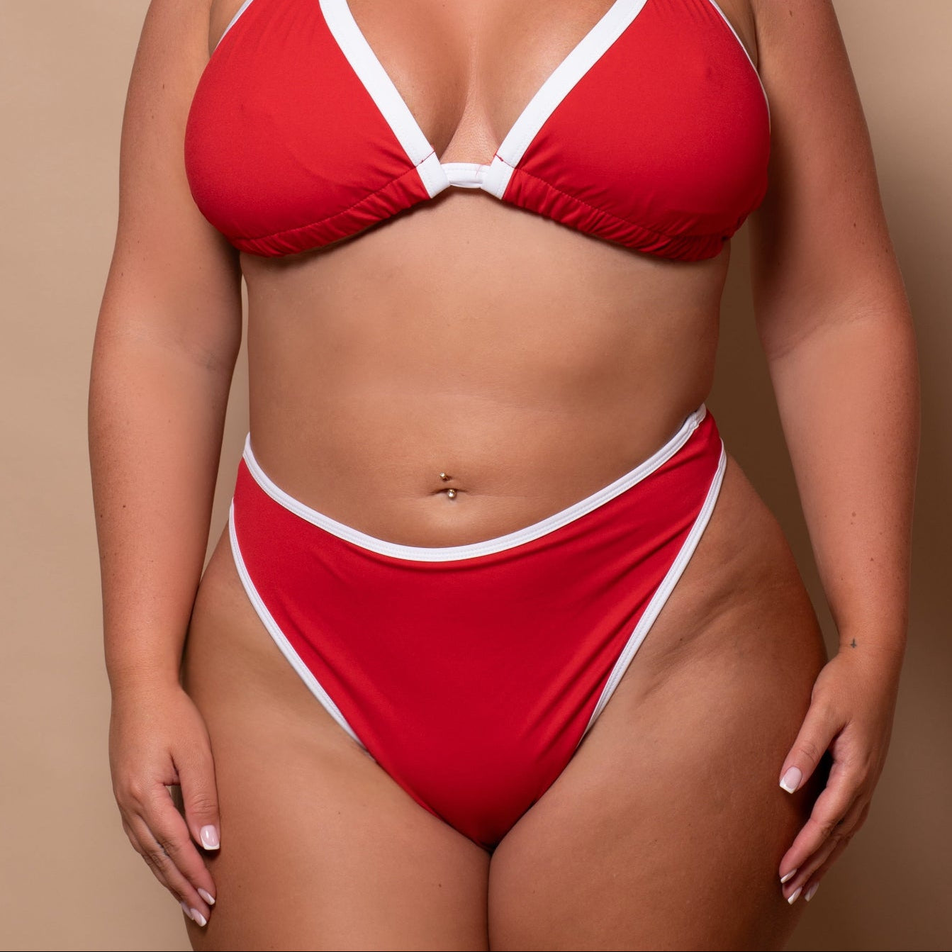 Azur Red Bikini Thong