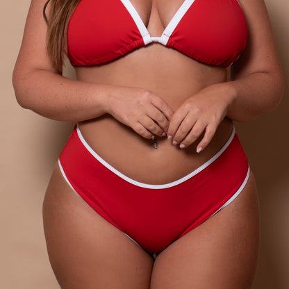 Azur Red Bikini Briefs