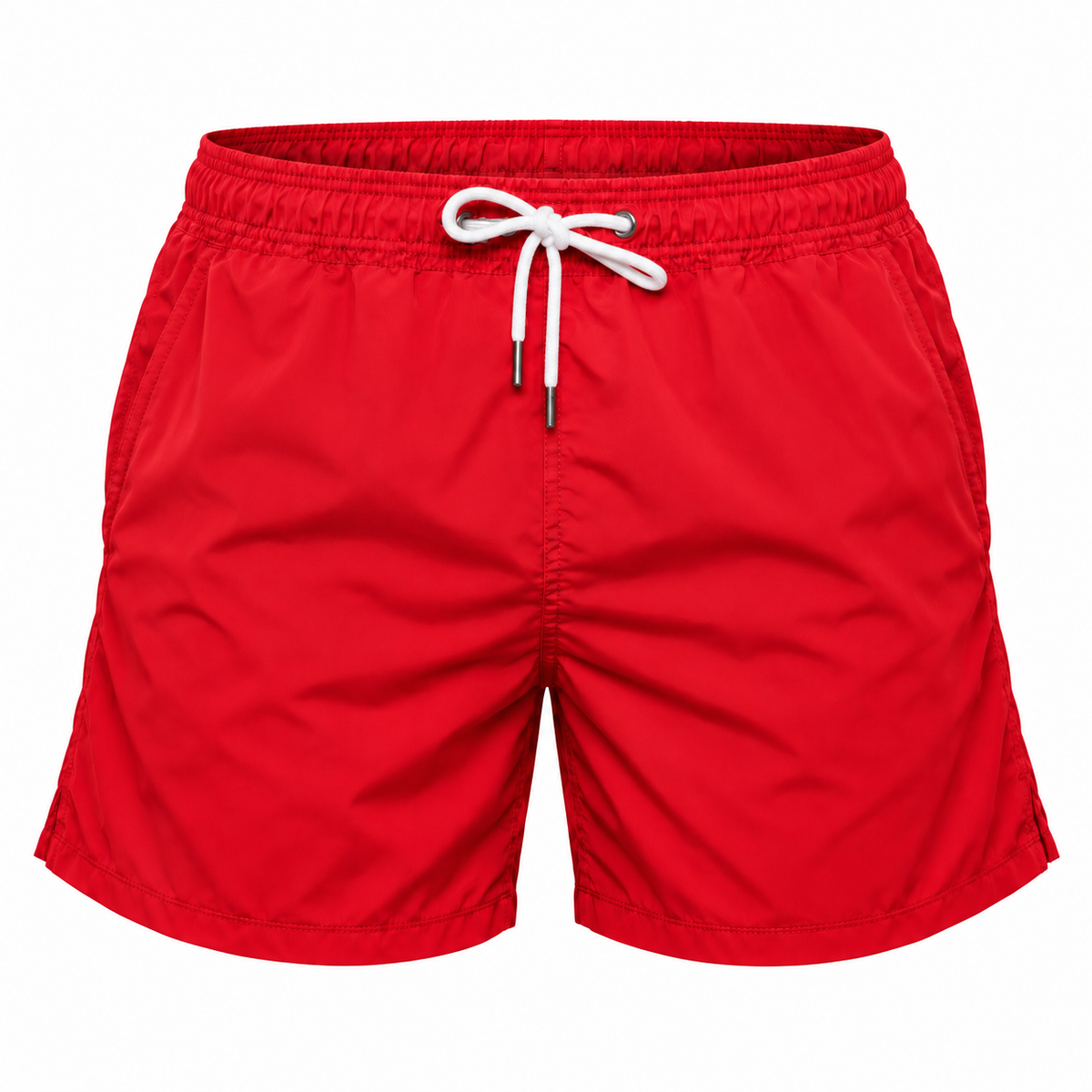 Short De Bain Homme Classique Rouge