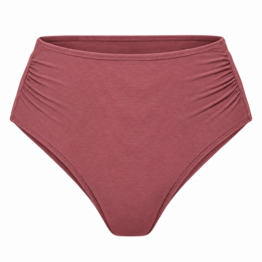 Rozenhout Hoge Taille Bikini Slip