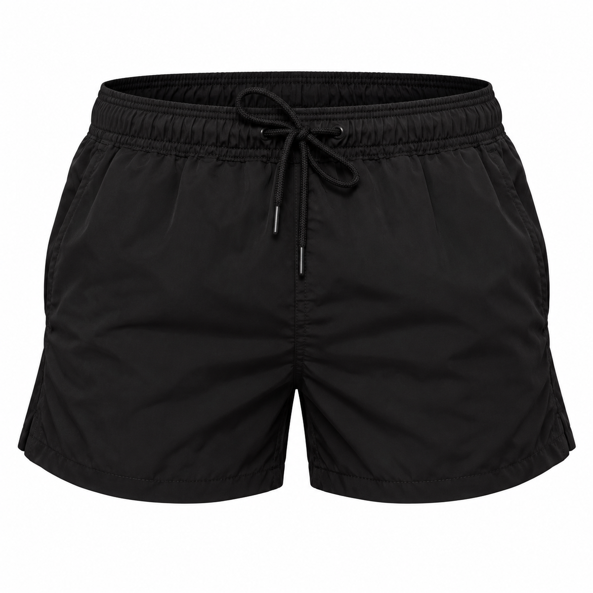 Short De Bain Homme Ajustée Noir