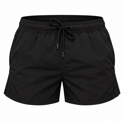 Short De Bain Homme Ajustée Noir