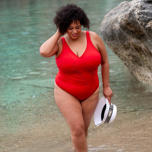 Azur Red Swimsuit