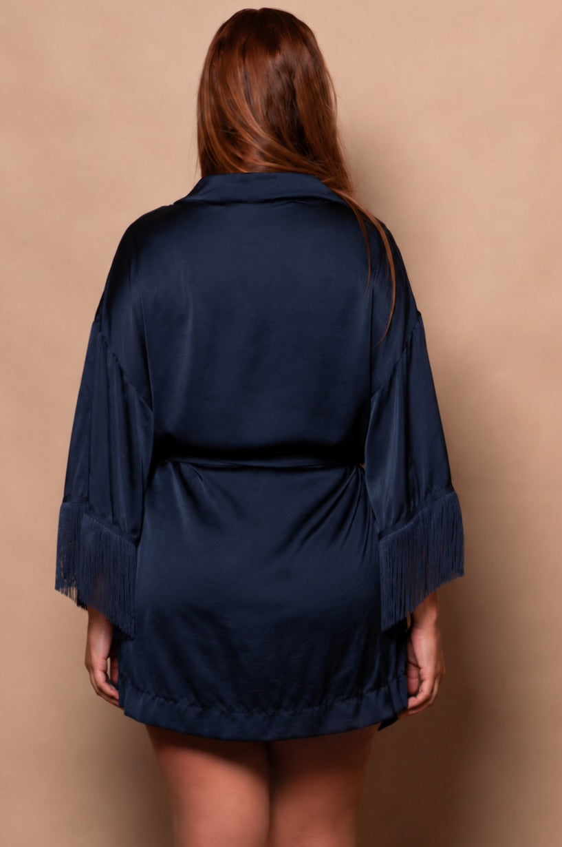 Azur Navy Kimono