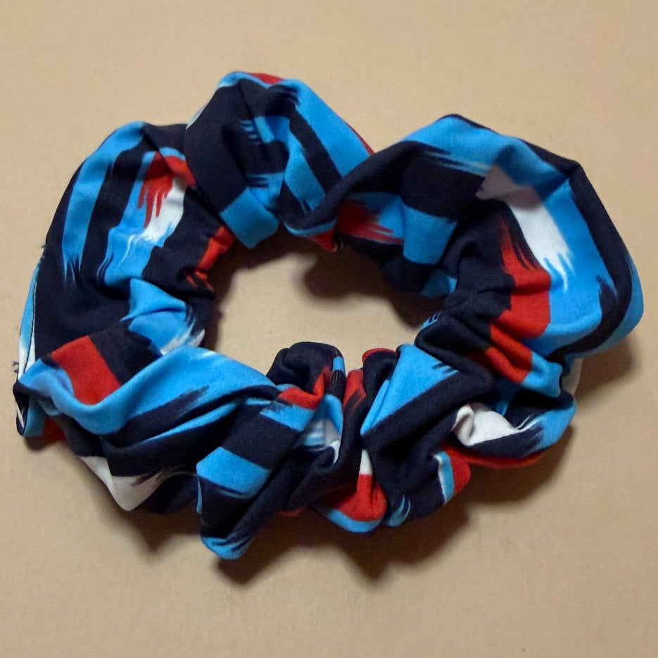 Azur Print Scrunchie