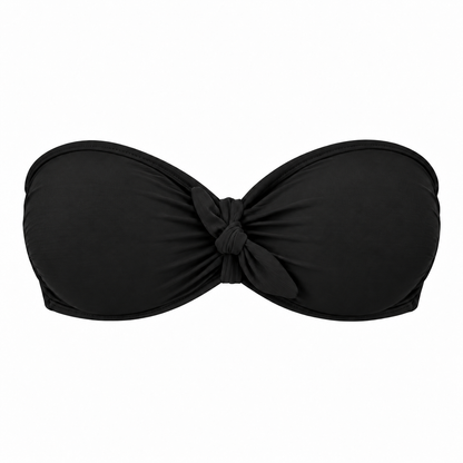 Zwarte Bandeau Multiway Bikini Top