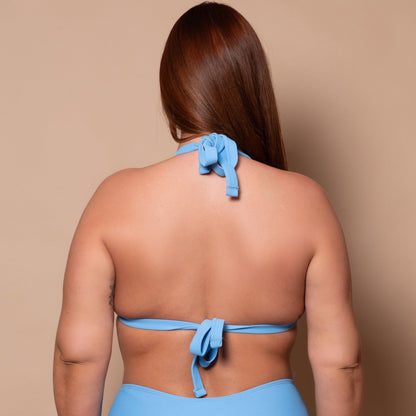Azur Poolblue Triangle Bikini Top