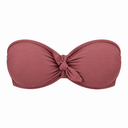 Rozenhout Bandeau Multiway Bikini Top