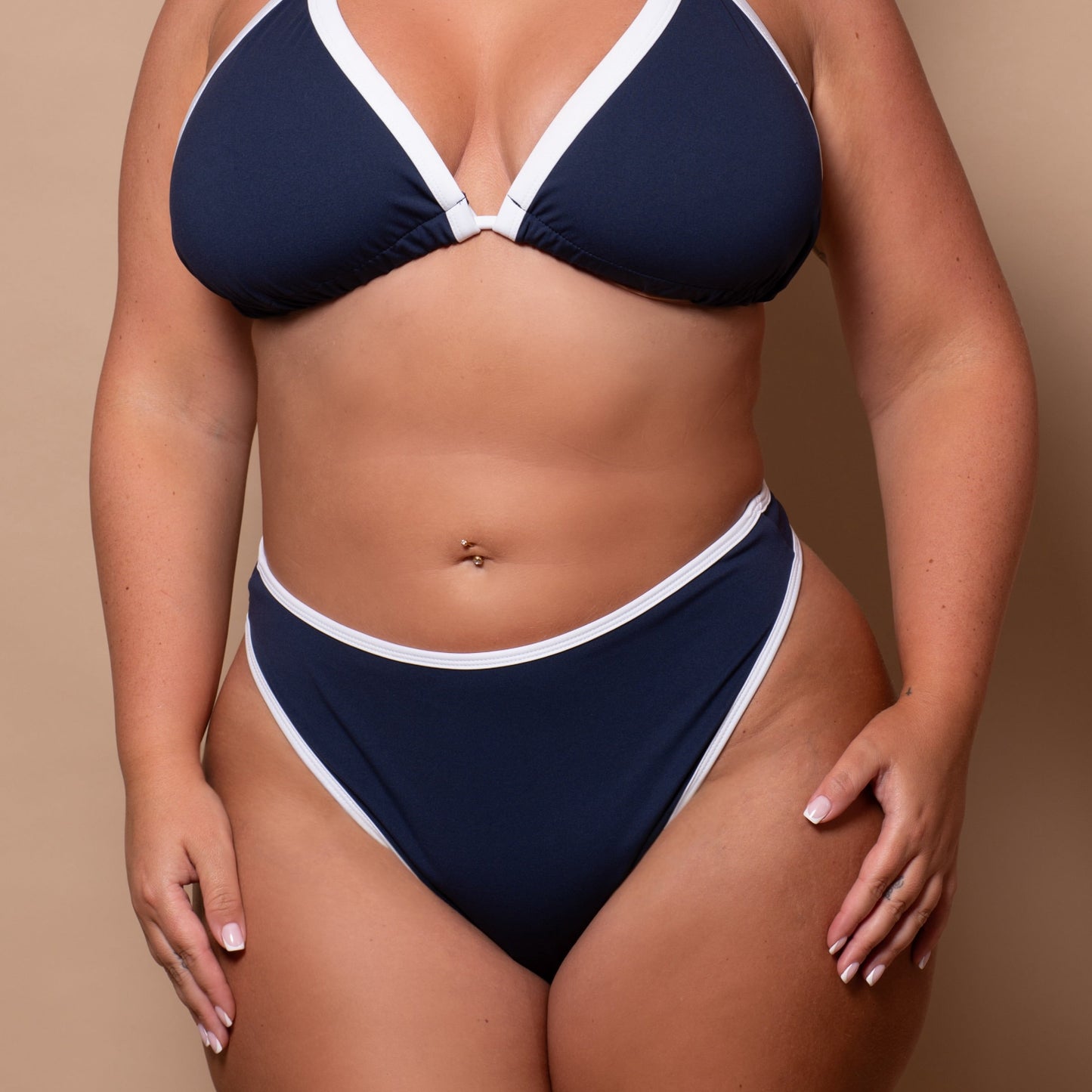 Azur Navy Bikini Thong