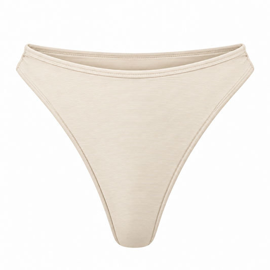Cream Bikini Thong