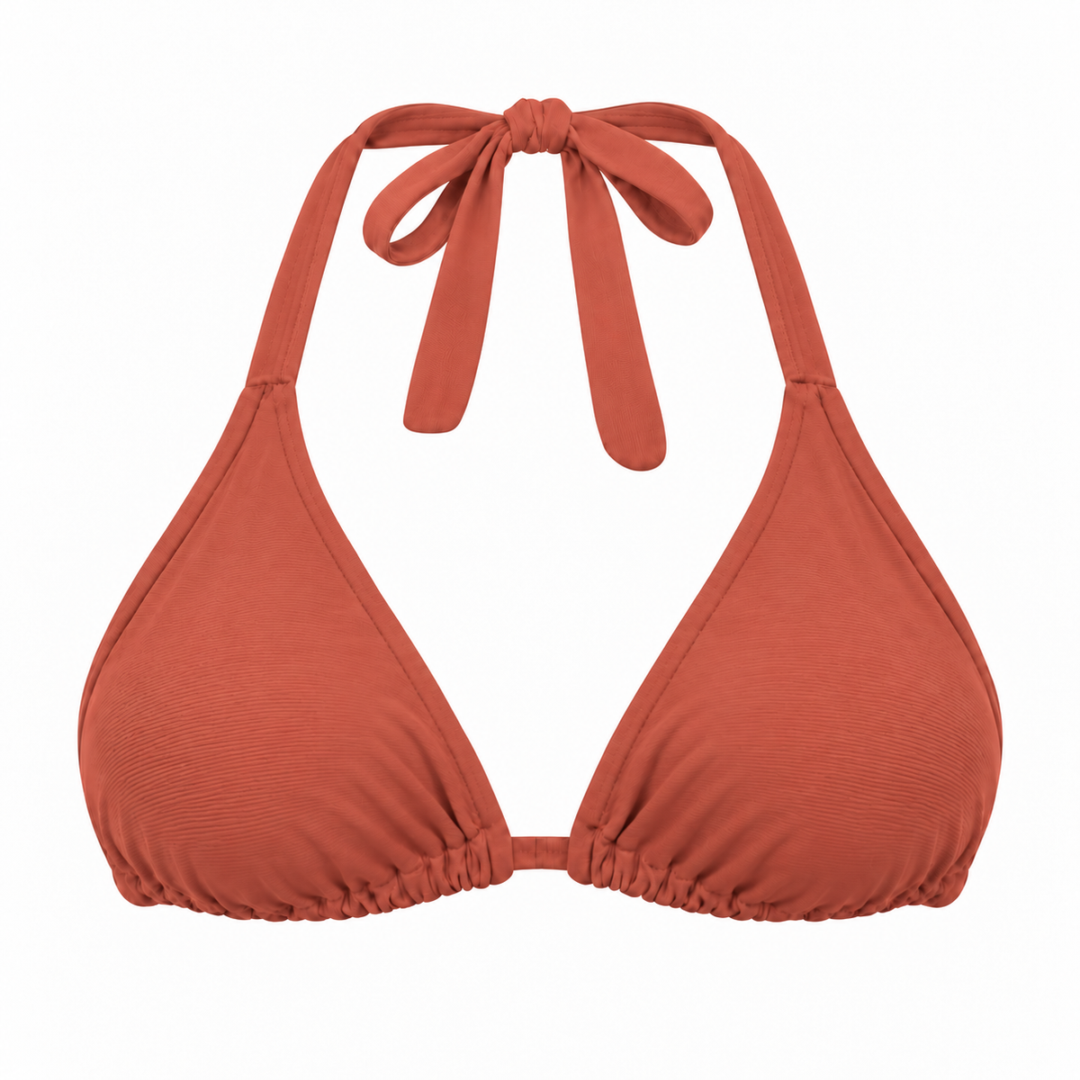 Roest Rood Driehoek Bikini Top