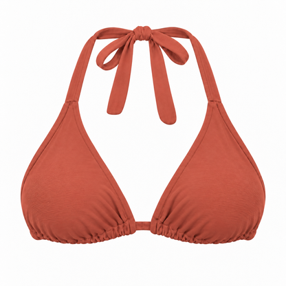 Roest Rood Driehoek Bikini Top