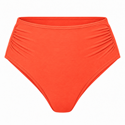 Slip Taille Haute Orange