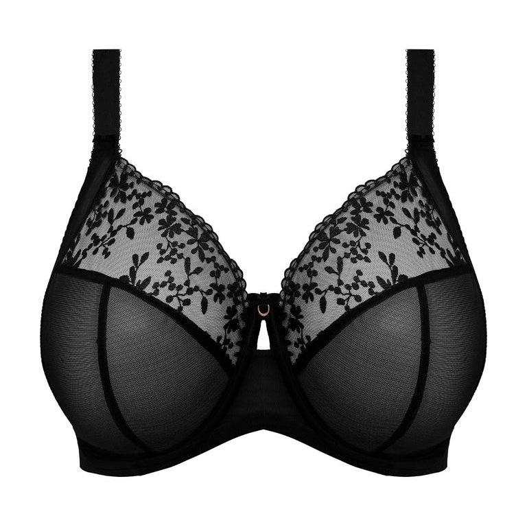 Elomi Zarla - stretch banded bra - Black