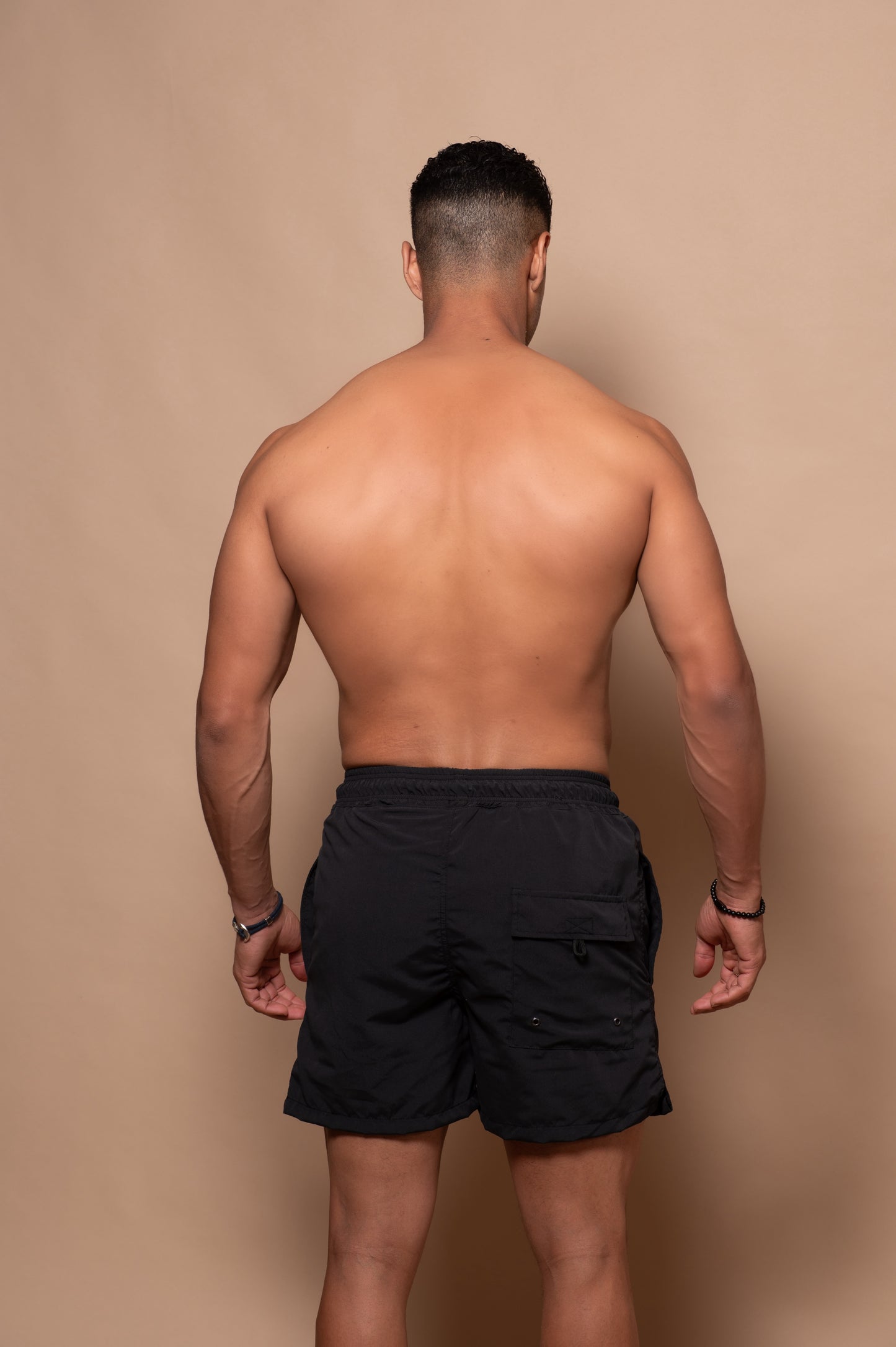 Men Swim Short Classic Fit Black