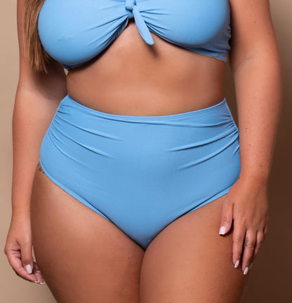 Azur Poolblue High Waist Bikini Briefs