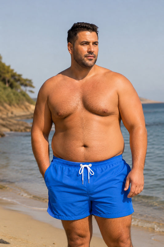 Men Swim Short Tailored Fit Royal Blue