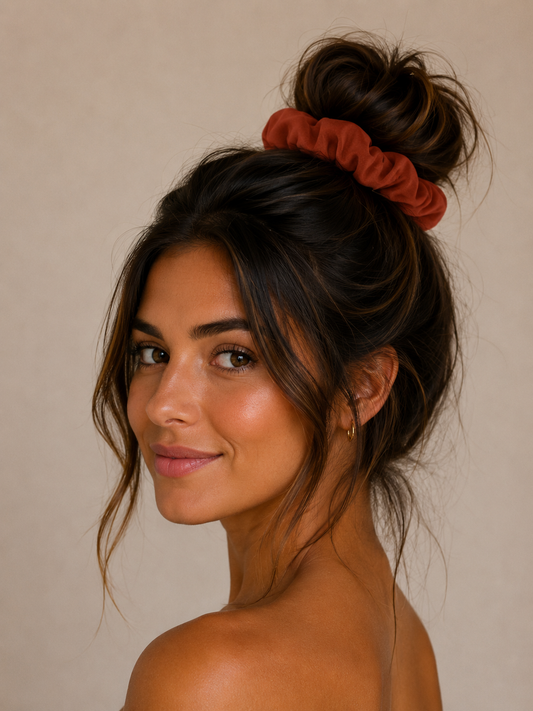 Rust Red Scrunchie