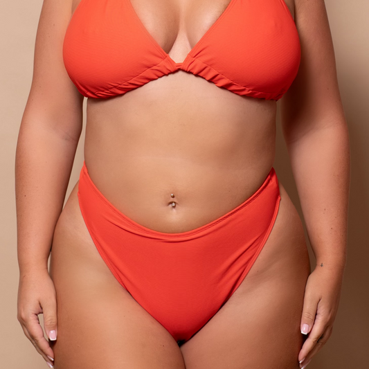 Azur Orange Bikini Thong