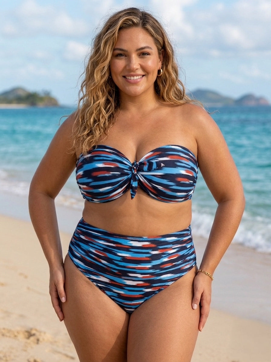 Slip Taille Haute Print