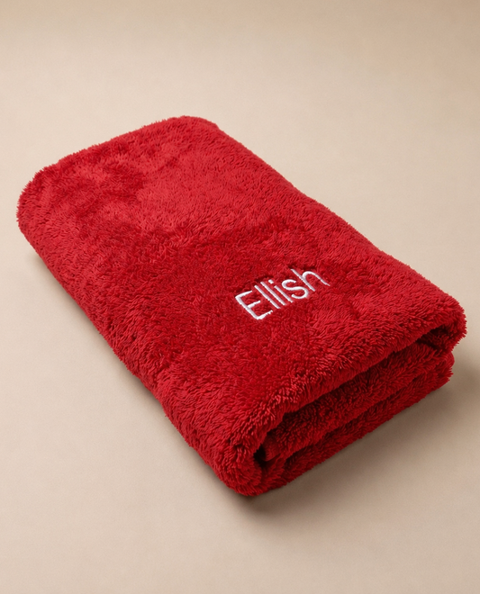 Drap De Plage Rouge