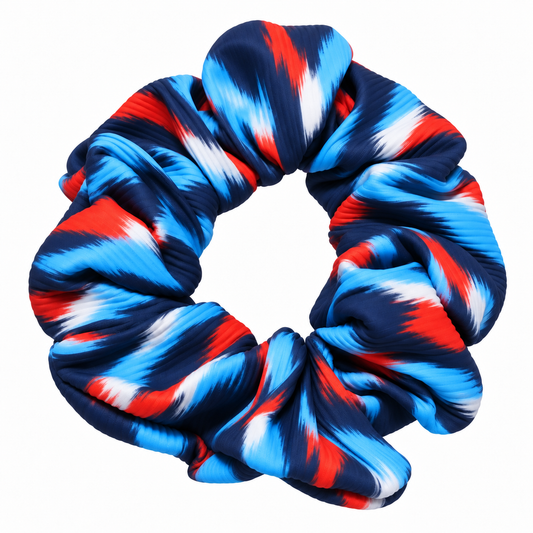Azur Print Scrunchie