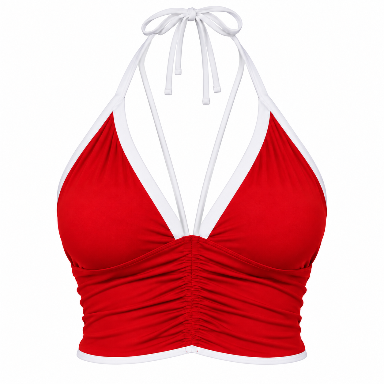 Haut Halter Multipositions Rouge