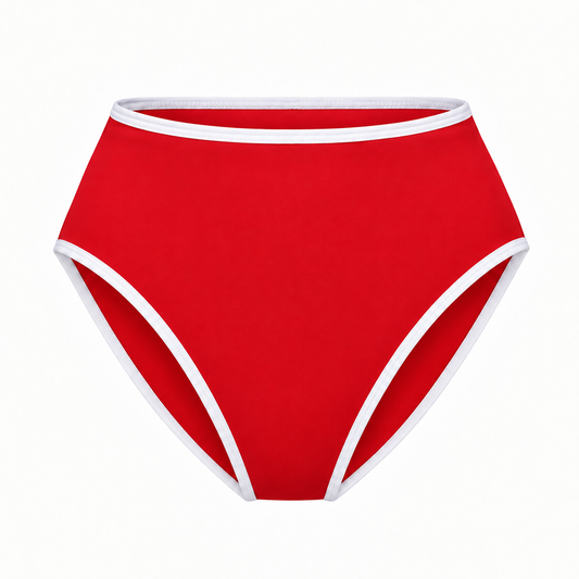 Azur Red Bikini Briefs