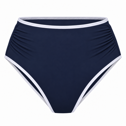 Azur Navy High Waist Bikini Briefs