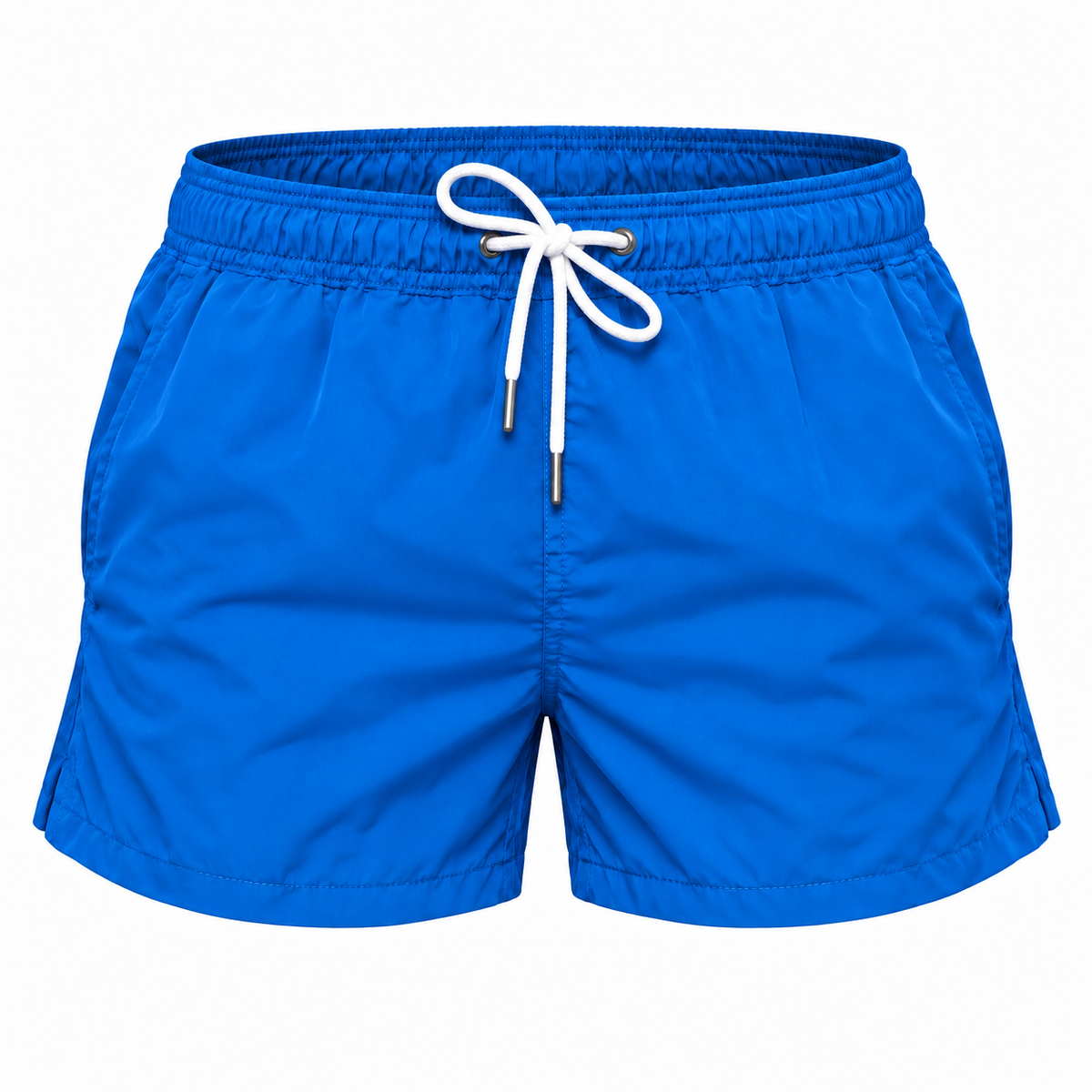 Short De Bain Homme Ajustée Bleu Roi