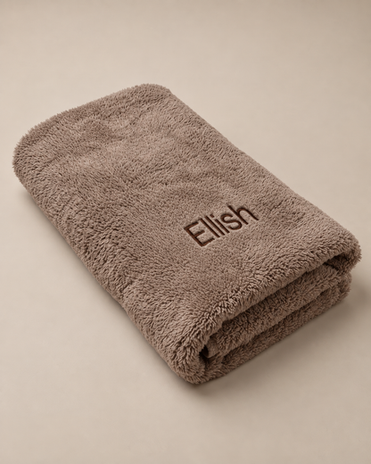 Taupe XXL Bamboo Beach Towel