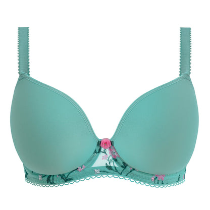 Freya - Lovecrush - Soutien-gorge T-shirt moulé plongeant - Aqua Haze