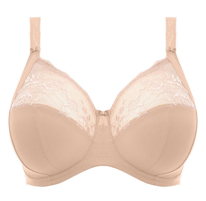 a big cup bra in sahara beige with stretch lace 