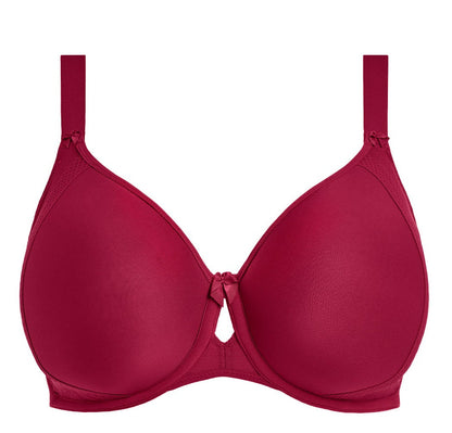 a wine red big cup moulded spacer bra