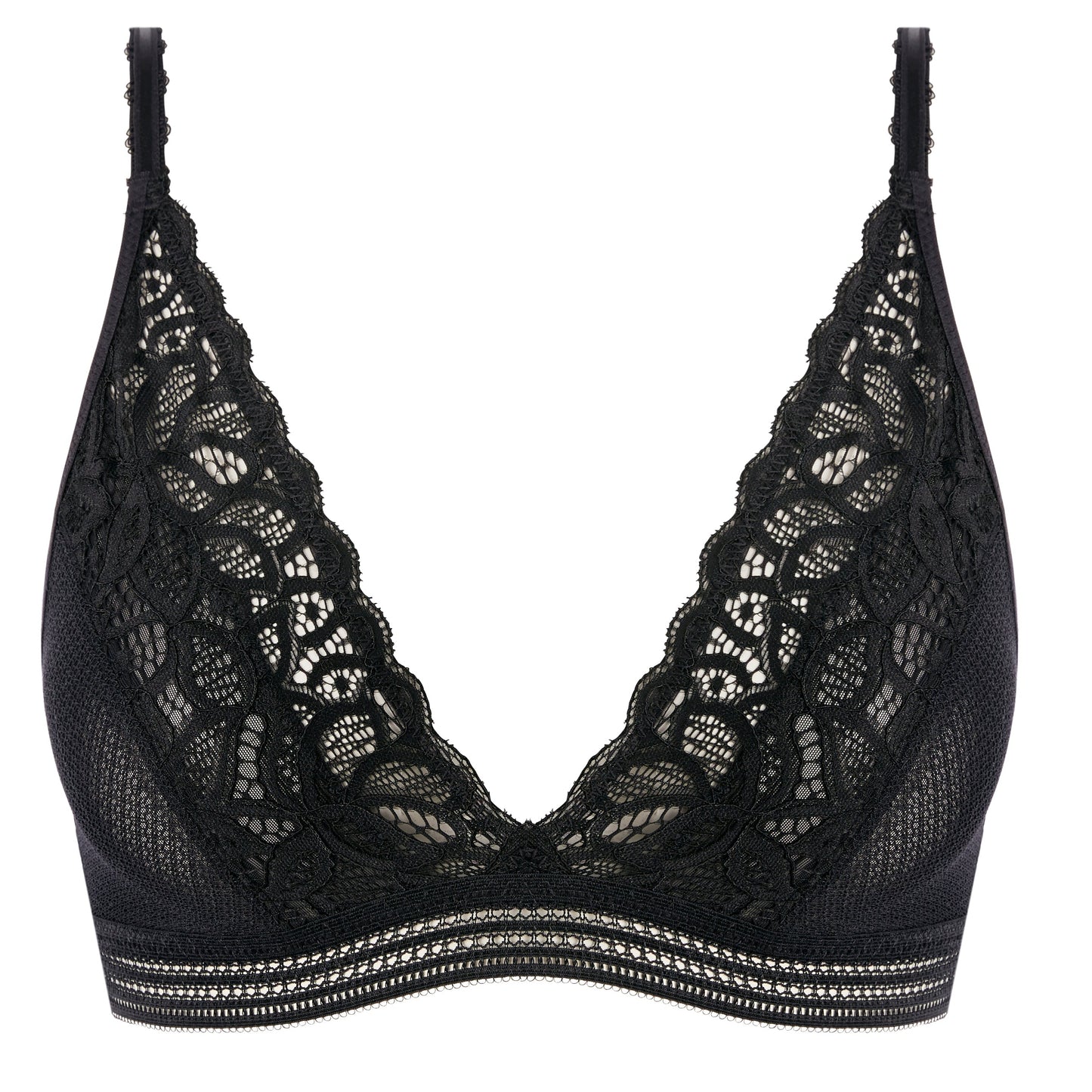 Black lace bralette