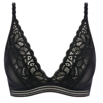 Black lace bralette