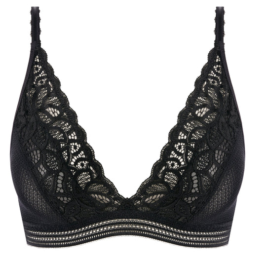 Black lace bralette