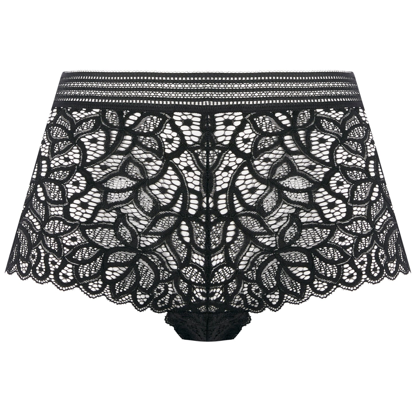 black lace women's lingerie short