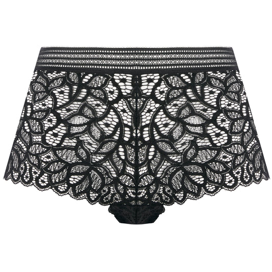 black lace women's lingerie short