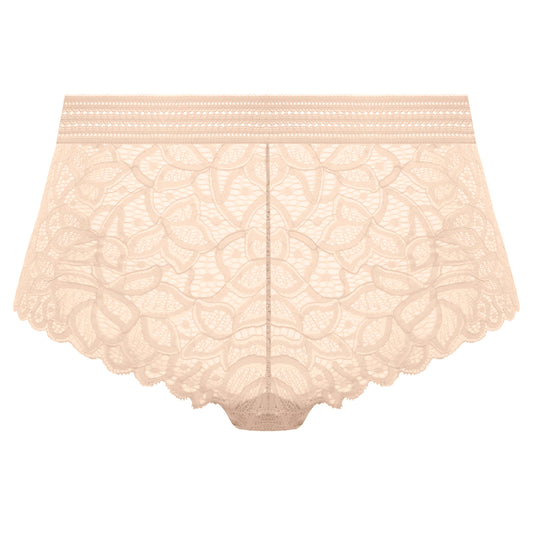 lace lingerie shorts in nude color